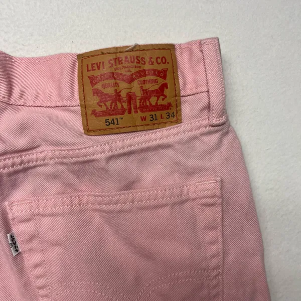 Levis 514 Skinny Jeans Womens 30 Pink Mid Rise Stretch Denim Pants - Image 4