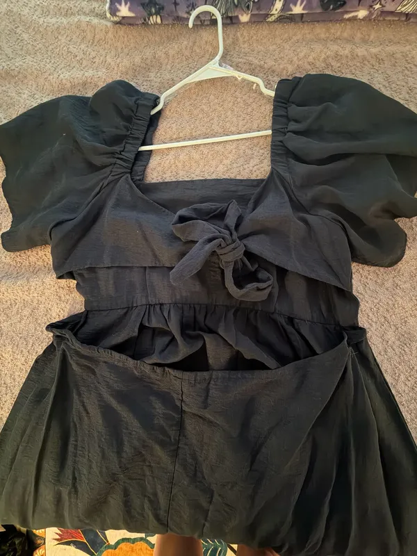 A New Day Dress Black Midi - Image 3