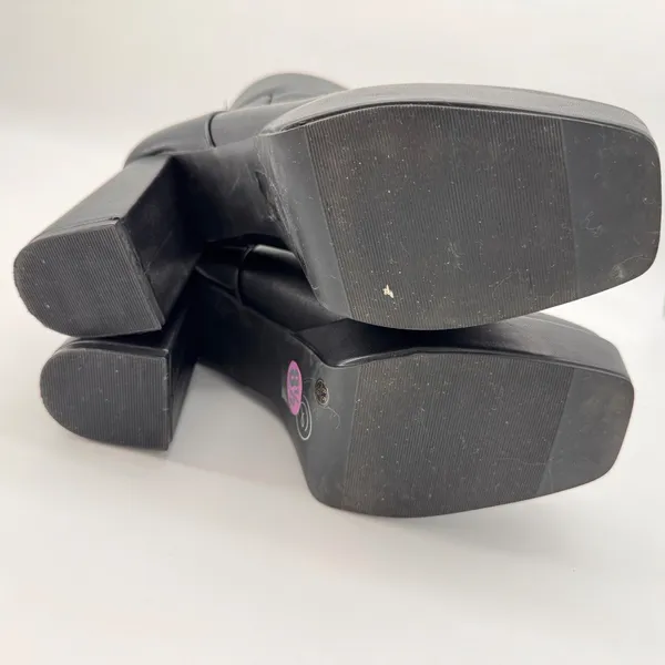 Chinese Laundry Norra Black‎ Platform Chunky Heel Ankle Boots 8.5 - Image 9