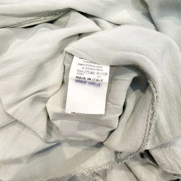 Scandal Italy Sage Green Sequin Midi Dress Medium Fairy Ethereal Empire‎ Waist - Image 8