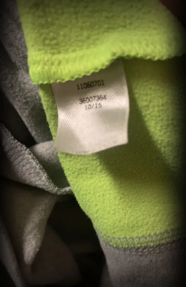 Victoria's Secret PINK Ultimate Funnel Neck Gray Neon Pullover - Image 8