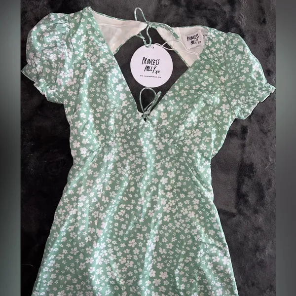 Princess Polly Kasey Mini Dress in Green Size 2 New with tag - Image 8