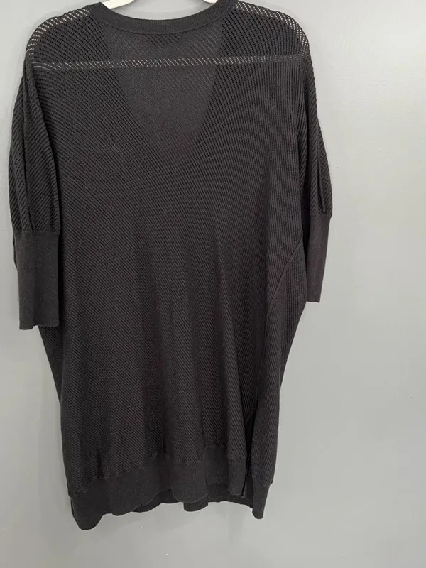 Alice & Olivia Base Wool Cashmere Blend Connor 3/4 Sleeve Sweater Tunic Small - Image 5