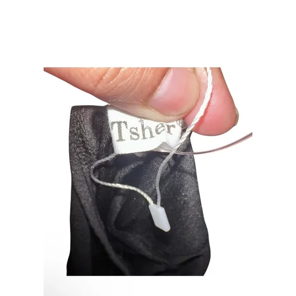 NEW Tsher Women Sz S Black Stretch Side Slit Pull On Halter Top Dress Holiday - Image 3