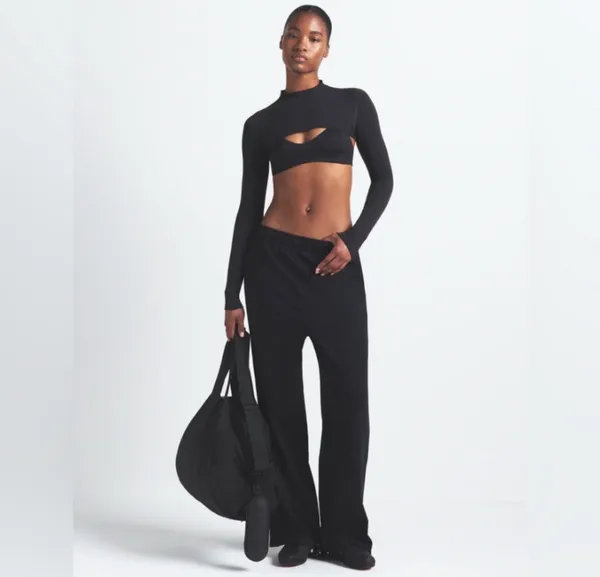 SKIMS X Nike Side Snap Track Pants L - Image 2