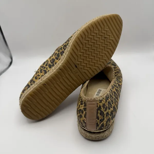 Stuart Weitzman Leopard Espadrille Flats‎ Shoes Women's Size 7.5M - Image 10
