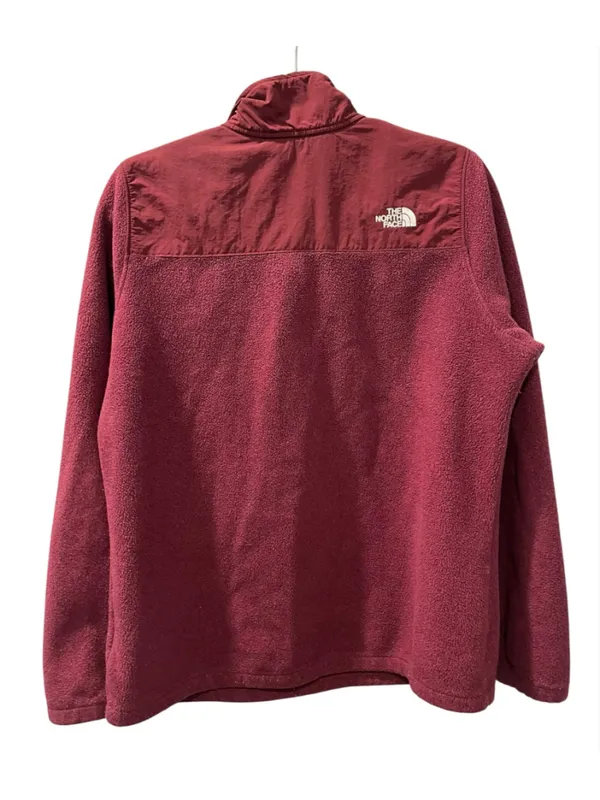 The North Face Tundra RTO 1/2 Zip Fleece Pullover Burgundy Maroon Women's Size L - Image 2