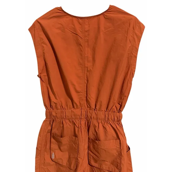 Free People Movement Fly by Night Jumpsuit Red Earth Women's Size‎ XS - Image 4