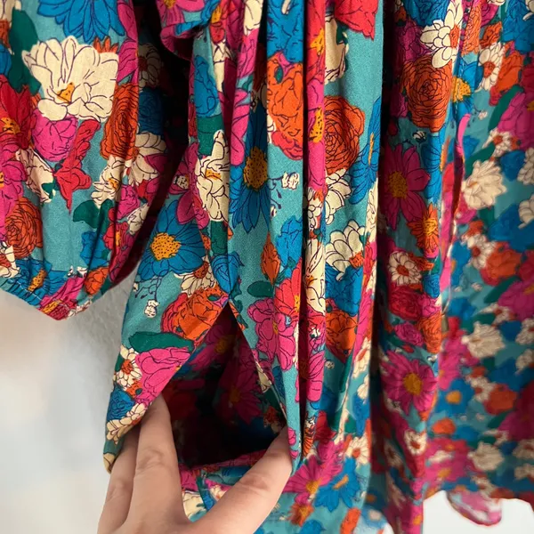 Entro Floral Mini Dress Size Small - Image 6