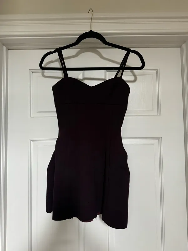 Wine Mini Dress - Image 2