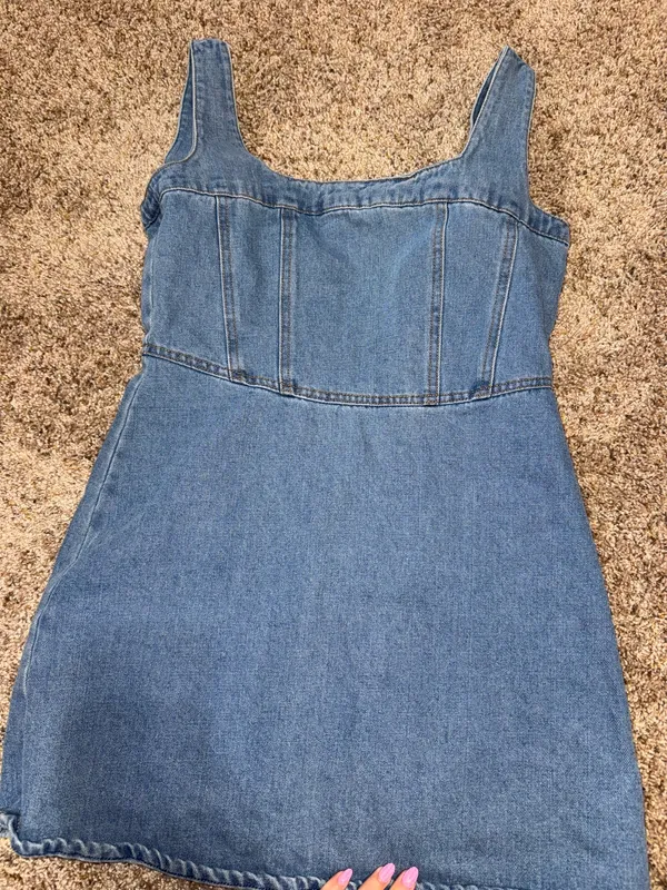 Lulus Denim Dress - Image 2