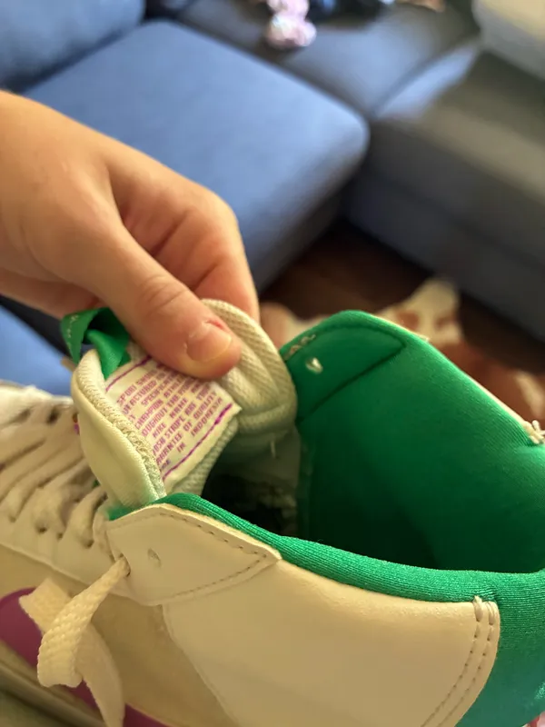 Nike blazer purple and green Youth tennis shoes size 6.5Y No major flaws - Image 8