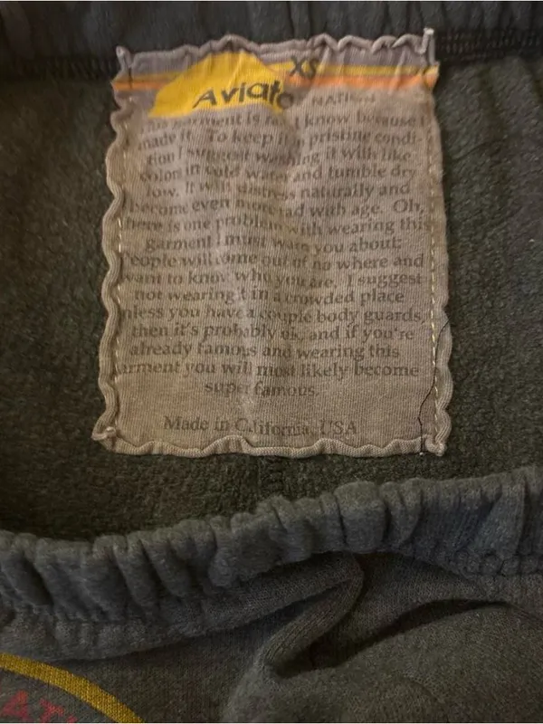 Aviator Nation Gray Sweatpants XS EUC - Image 4