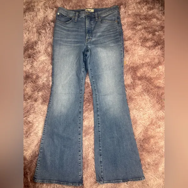 Madewell Skinny Flare Jeans in Fairson Wash Size 30 - Image 3