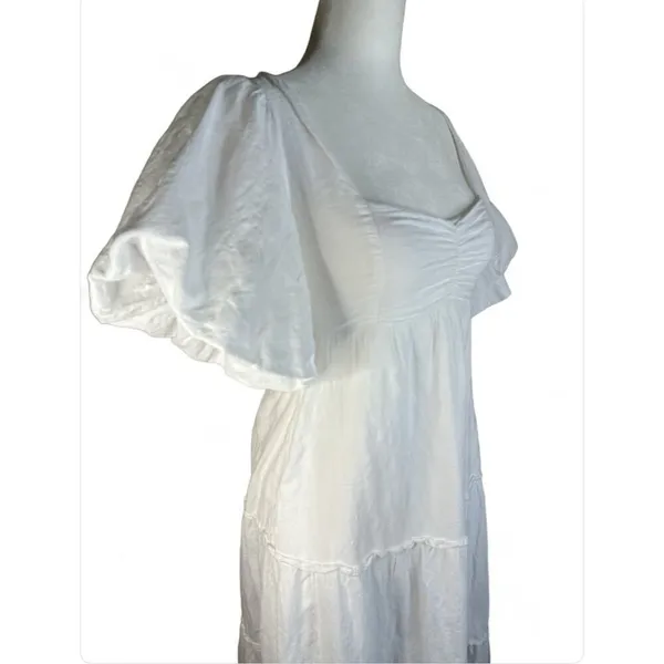 Show Me Your Mumu Odette Midi Dress in White Small Womens Long Cotton - Image 8