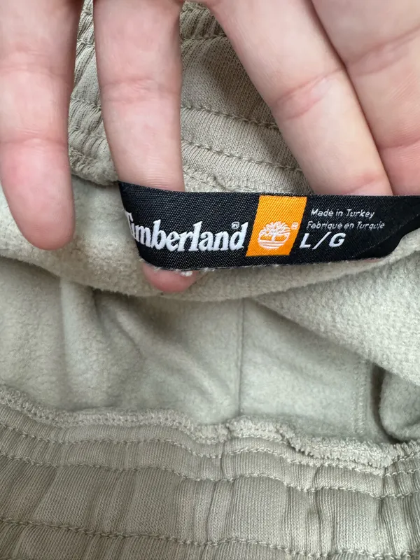 Timberland Beige Mens Sweatpants Size Large - Image 4