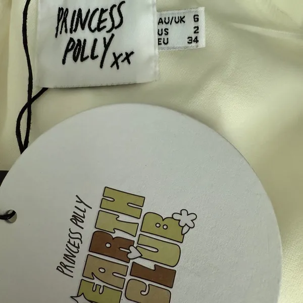 Princess Polly Laurie Corset Mini Dress White Sz 2 - Image 10