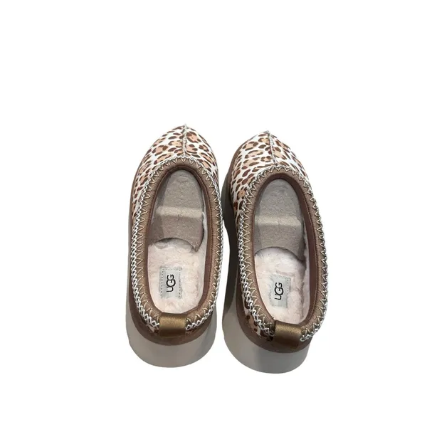 UGG Tazz Plains Leopard Print Slippers size 8ugg Jasmine New - Image 4