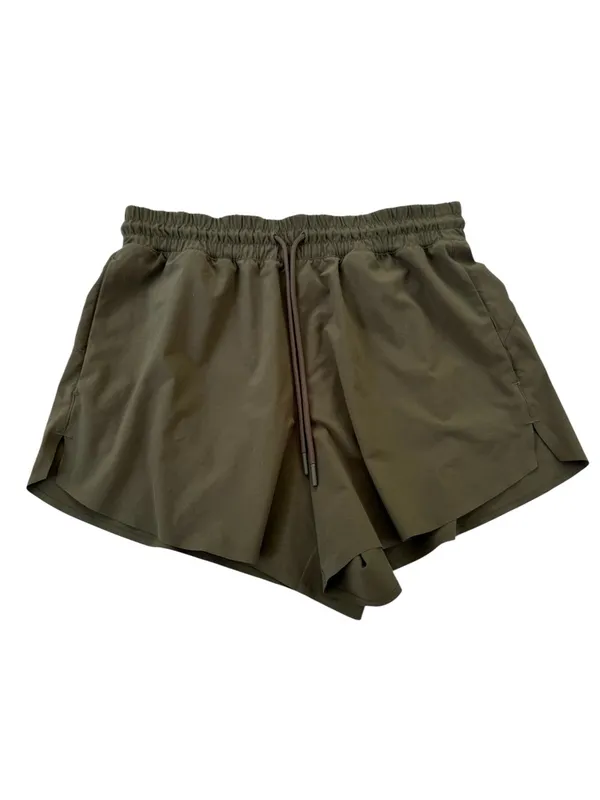 Athleta Crossroads Running Short in Olive Green Size S - Image 5