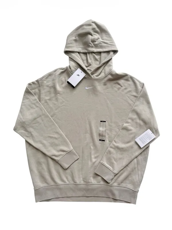 NWT Nike Sportswear Solo Swoosh Fleece Pullover Hoodie Size Large Oversized - Image 2