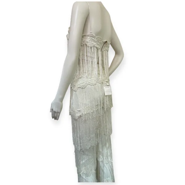 Miss Circle Fringe Set Tan Size XS - Image 8