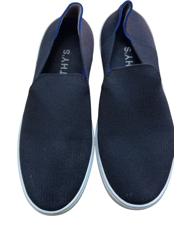 Rothy’s The Original Slip On Sneaker Black Knit Washable Comfort Shoes W9 in GUC - Image 3