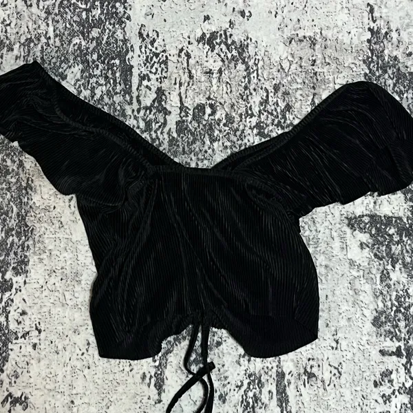 Zara crop top front adjustable - Image 5