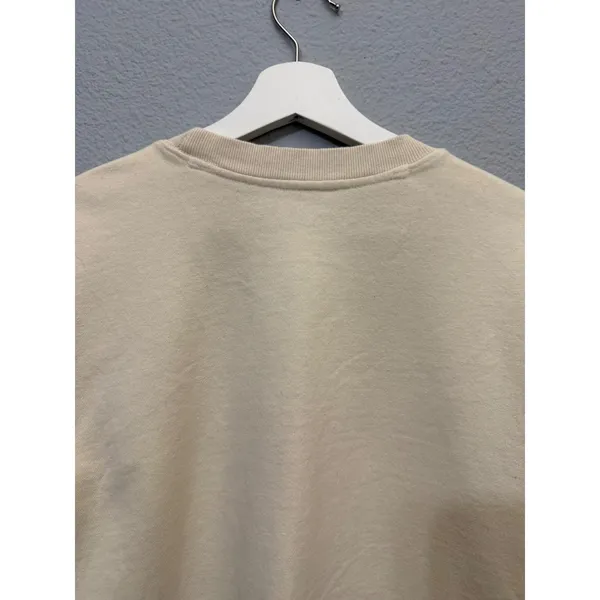 Def Leppard Love Bites Graphic Sweatshirt S Cream Goodie Two Sleeves Oversized - Image 12