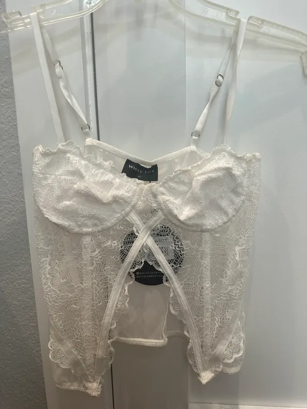 White Fox White Lace Bustier  - Image 3