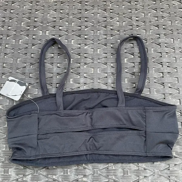 Free People Black Activewear Sports Bra Top - Image 2
