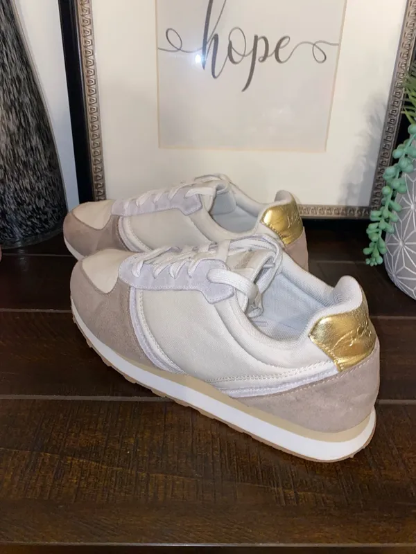 J. Crew Women's Suede Trainer Walking Sneakers Size 8 - Image 9