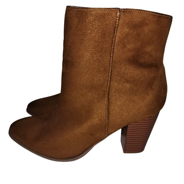 Dream Paris Brown Suede‎ Ankle Boots - Image 7