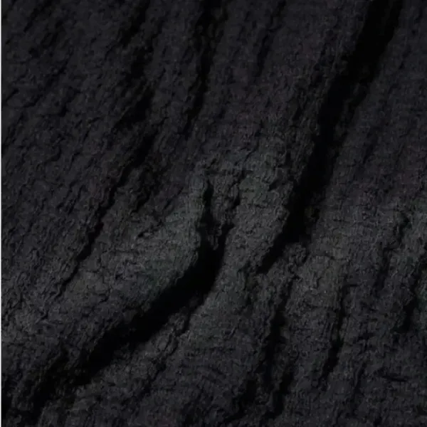Mango MNG Textured‎ Short Black Dress Sleeveless NWT Size 6 - Image 6