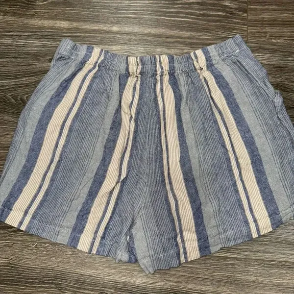 Indigo Rein Striped Short Color Blue Size Medium - Image 5