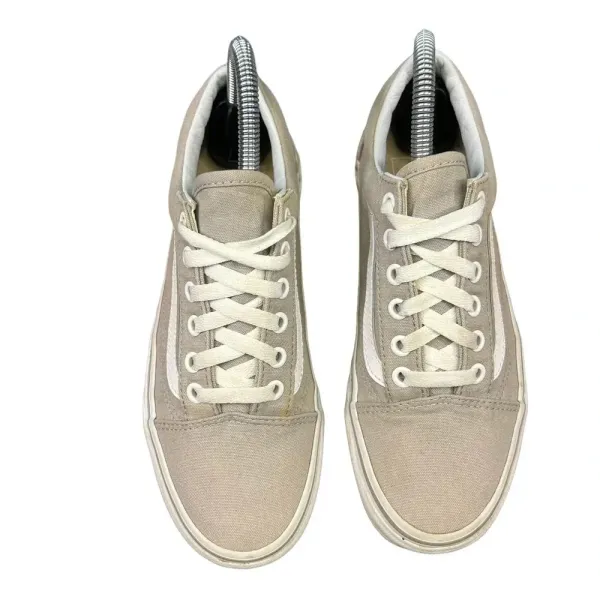 VANS Old Skool Beige Low-Top‎ Lace-Up Unisex Sneakers Men's 5.0 / Women's 6.5 - Image 2