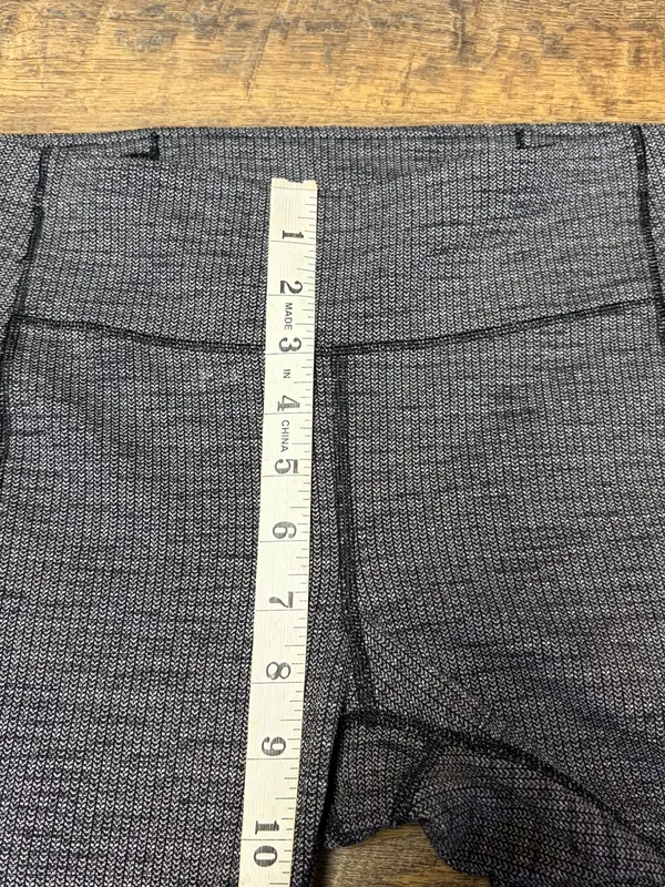 Lululemon Speed Up Tight 28" Full-On Luxtreme Women 8 Legging Heather Black Knit - Image 6