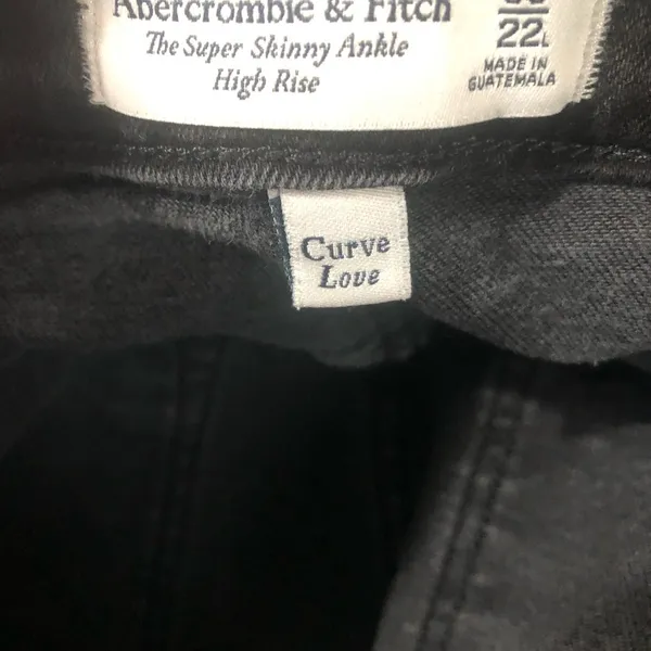 Abercrombie & Fitch curve love super skinny ankle high rise women’s 36 waist 40 - Image 5