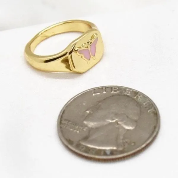 Butterfly Ring Gold - Image 3