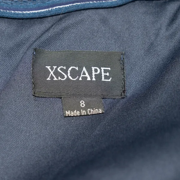 XSCAPE‎ | Sequin Embellished Off-The-Shoulder 3/4-Sleeve Gown - Image 4
