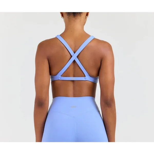 Elite Eleven Sports Bra Halter Neck Luna Elevate Size XS Blue - Image 4