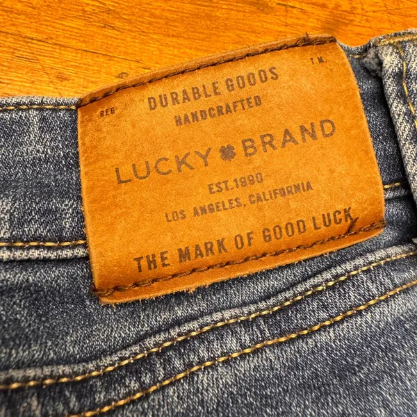 Lucky Brand Womens‎ 14/32 Regular Straight Leg Denim Jeans Medium Wash Blue - Image 7