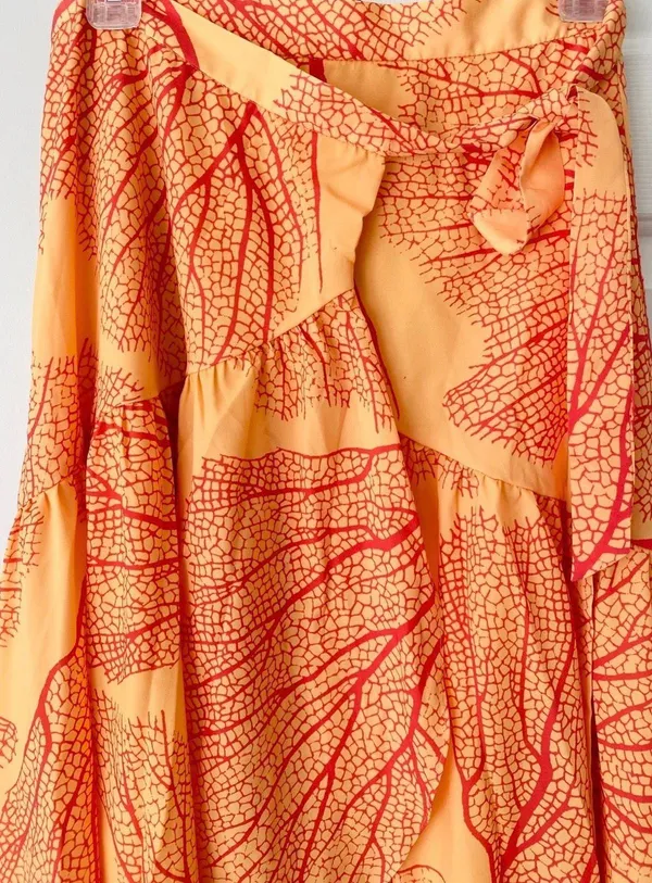 Anthropologie Hutch Printed Wrap Maxi Skirt, XS - Image 9