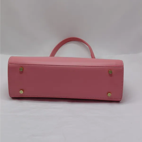 Womens Satchel Handbag Pink Quiet Luxury Coquette Office Chic Wedding Party - Image 8