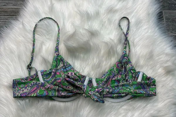 Kasakai Hendrix Bikini Top and Pippa Swim Skirt in Paisley Princess - Image 6