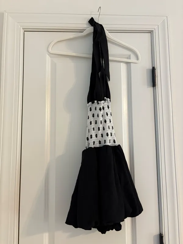 Outcast poka dot dress Black Size M - Image 3