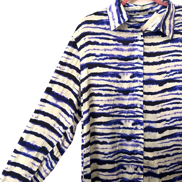 PIPPA‎ THE LABEL Samy Button Down Top in Zuri Sz Small - Image 4