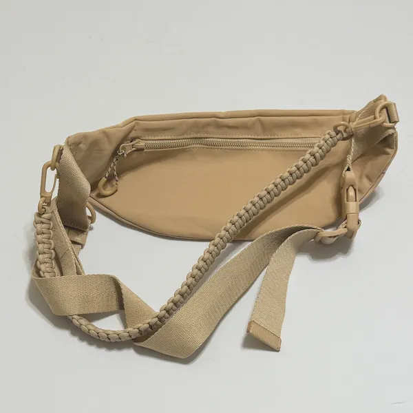 BEIS The Sport Pack Fanny Pack Belt Sling Bag Beige Tan Paracord Strap - Image 10
