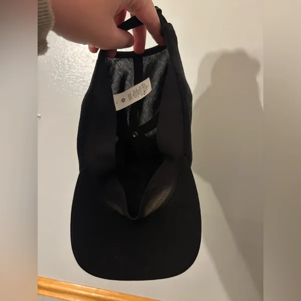 LuluLemon Black Baseball Hat Womens - Image 3