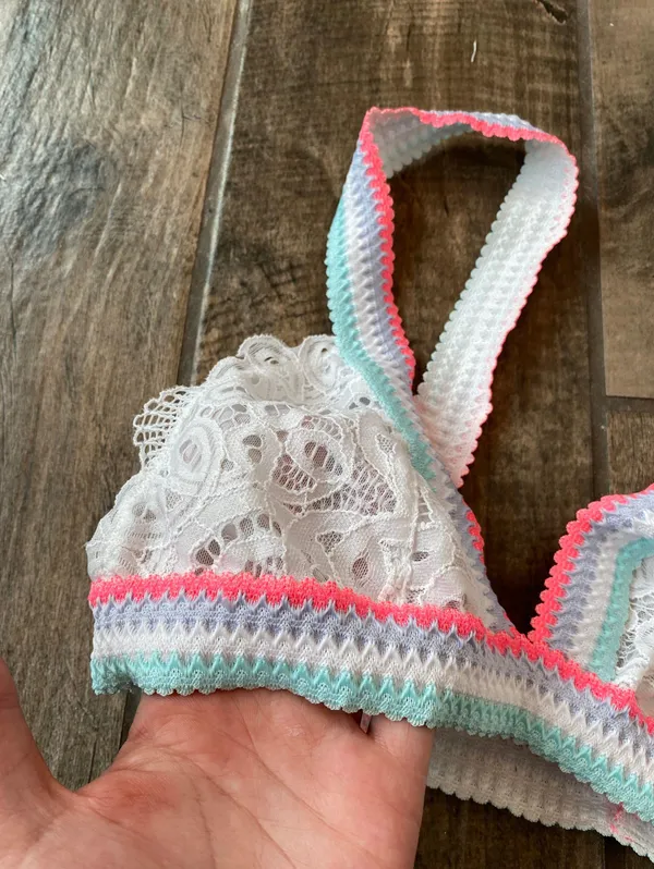 Free People Mika Lace Triangle Bralette - Image 13