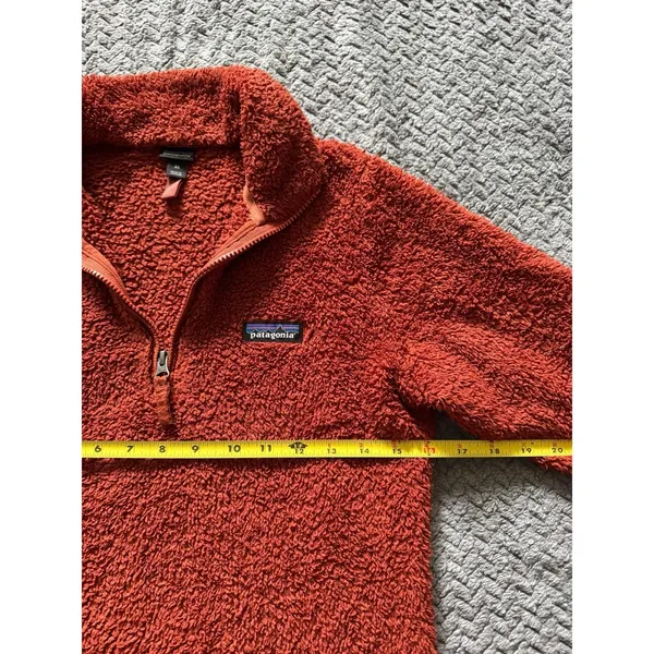 Patagonia Women's Ramble Better Sweater 1/4 Zip Fleece‎ Pullover Tomato Red Xs - Image 6